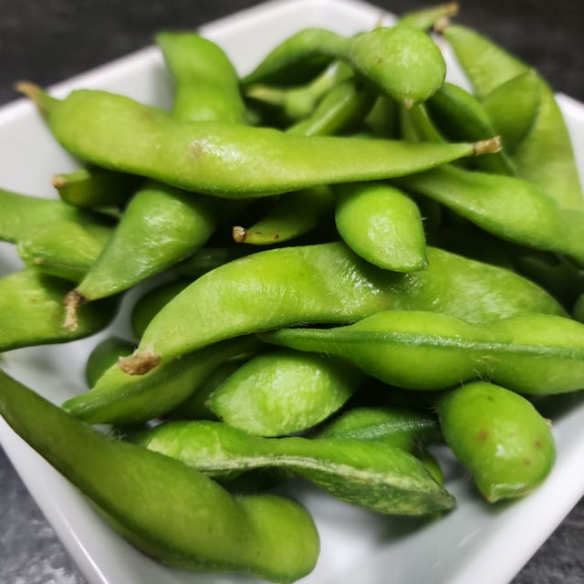 Steamed Edamame.