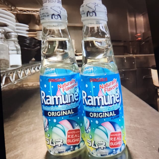 Ramune Japanese Soda.